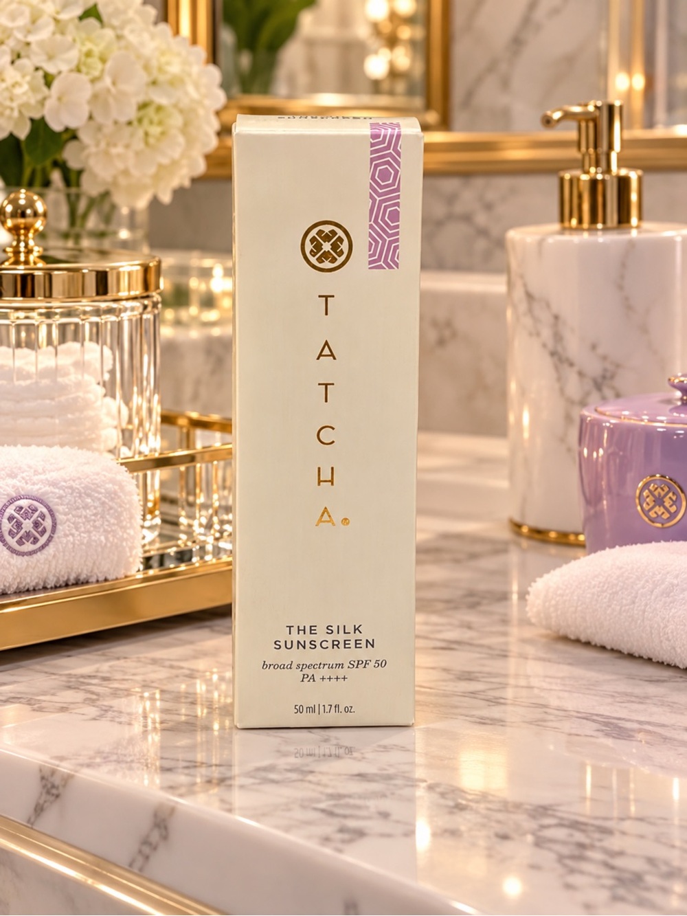 Tatcha Silk Sunscreen SPF 50 in Cream